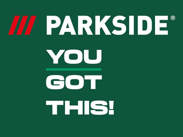 Parkside logo: Tools and home goods.