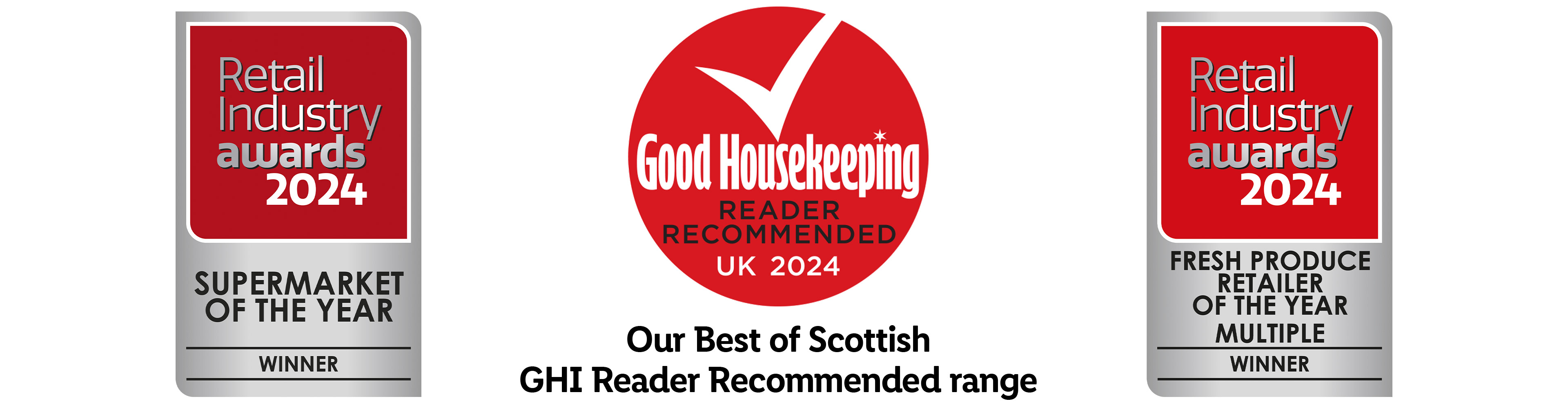 Good Housekeeping awards and 2024 retail awards.